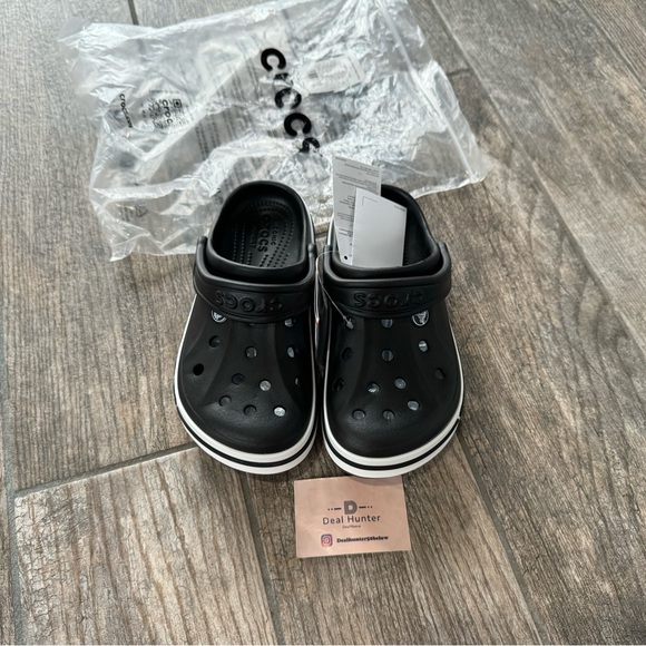 Brand New CROCS Bayaband Clog Slip-On Sandals - Black and White(M4/W6/EU36-37) - Picture 2 of 5
